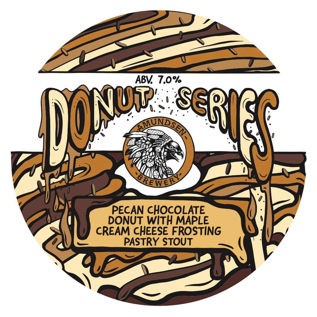 Donut Series - Pecan Chocolate With Maple Cream Cheese Frosting 7%